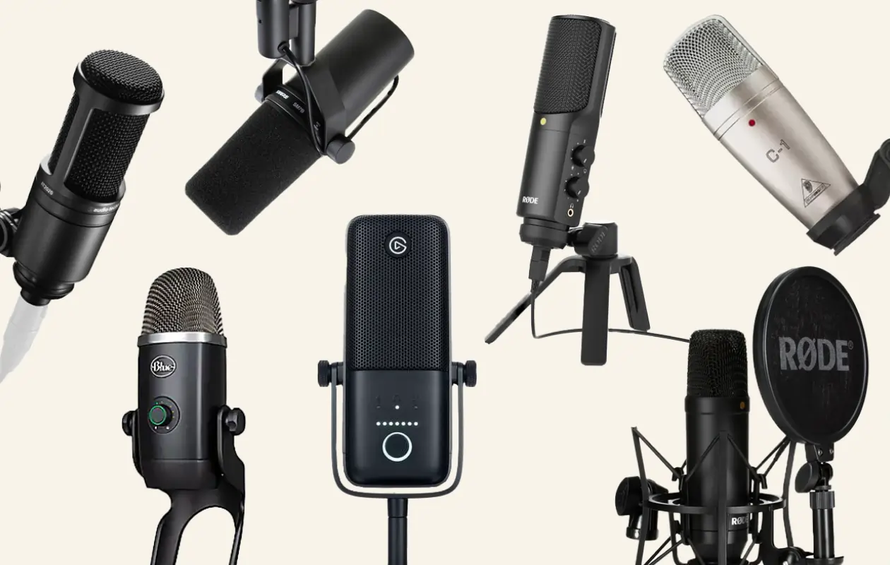 3-Pack Microphone Foam Windscreens For Shure MV7 - Professional Pop Filter For Recording & Podcasting